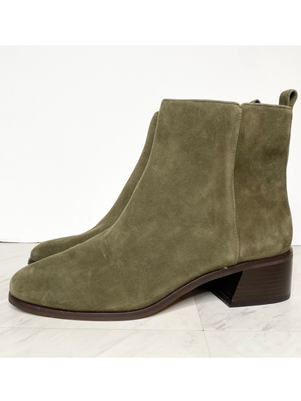Vince Camuto Jerlindi Green Suede Bootie 11M